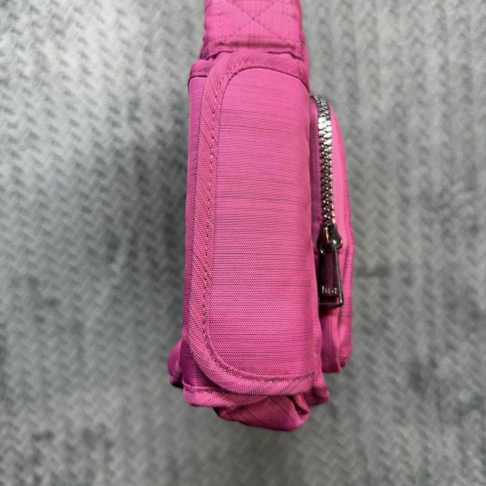 Lug Shimmy Crossbody Bag Purse Pink Adjustable Strap RFID Bottle Holder Travel - Picture 5 of 16